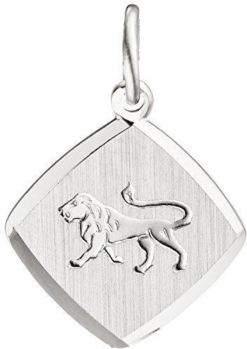 Jobo Sternzeichen-Anhänger Widder aus 925 Sterling Silber teil matt