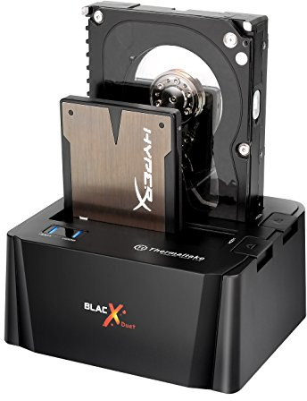 Thermaltake ST0014U-D USA Direct BlacX Duet 2.5/3.5 Sata I/II/III USB 3.0 External Hard Drive Enclosure Docking Station 2.5