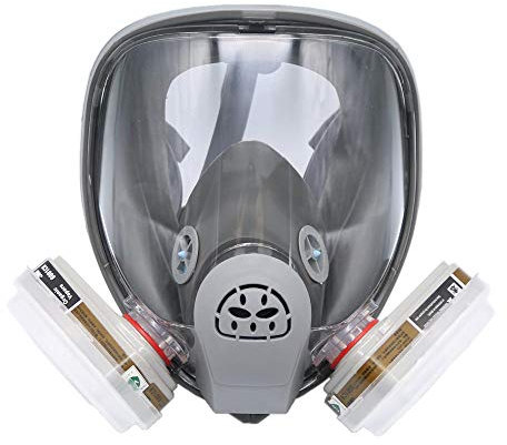 Für 6800 Maske Vollmaske Atemschutzmaske 7 STÜCKE Kit Malerei farbe Dekoration Holz Grau