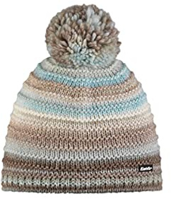 Eisbär Mütze Herren & Damen Mikata Pompon - Unisex mit Fleece Futter schützt vor Kälte und Wind - kuschelig weiche Bommelmütze Pudelmütze Haube aus Österreich