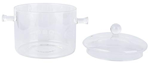Cabilock Töpfe Und Pfannen Aus Glas Glastopf Töpfe Und Pfannen Aus Gehärtetem Glas Glaskochtopf Dampfende Tasse Potpourri Köcheln Lassen Topf Kochen Kochfeld Sicherer Herd Französisch