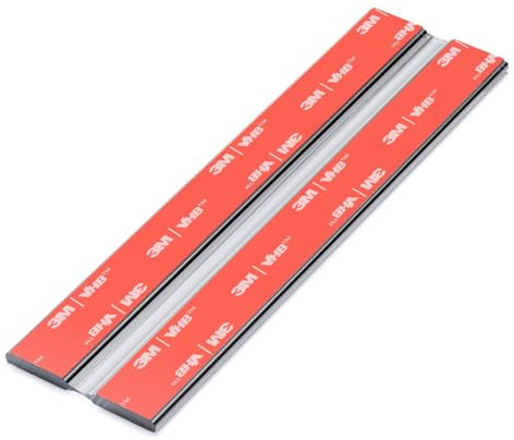 4X 150mm Acrylic Flexible Hinges - No Glue Required. Low Profile, Transparent, Continuous Acrylic Piano Hinges