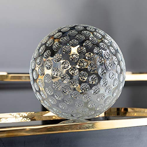 caihuashopping Fotokugel Klare K9 Kristallglas Golf Linse Ball Display Figur mit Tasche Kreative Home Büro Dekoration 60 80 100mm Globus Glaskugel Fotografie (Size : 80mm Ball with Bag)