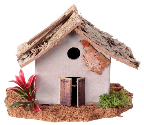 Holyart Ambientazioni, botteghe, case, pozzi: Casetta rustica 10X7X7 cm per presepe
