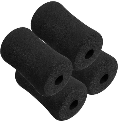 BESPORTBLE 4Er-Set Schaumstoffpolster Für Fitnessgeräte Schaumgummi Für Fitnessgerät Als Ersatz Für Bauchtrainingsmanschette Fußschaumpolster Und Abdeckung Für Heim- Oder Gym-Training