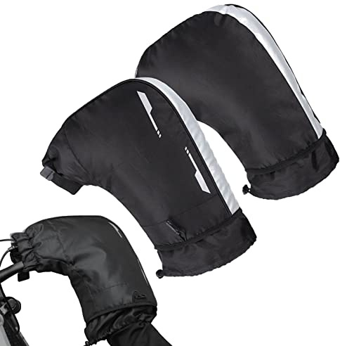 Guantes de motocicleta, manguitos de manillar, manguitos de manillar de invierno, guantes cálidos, mitones de manillar ATV de invierno - calentadores de manos for motos de nieve, guantes calentadores