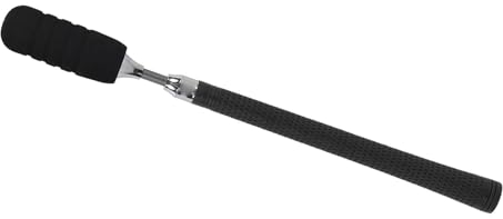 SPYMINNPOO Golfschwung-Trainingsstock, Einziehbarer Golfschwung-Übungsstock, Verbesserte Golffähigkeiten für das Indoor-Üben (Black)