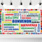 DPKOW International Welcome Background Banner, Tela 2024 International Sports Competition Decorations, 185 * 110cm