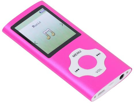 Lecteur MP3 avec Bluetooth 5.0, Lecteur de Musique Numérique Portable MP3 MP4 Haut-Parleur intégré, écran de 1,8 Pouces, Enregistreur Vocal, Prend en étendu jusqu'à 128 Go