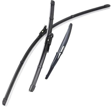 QQLADY Balais D'essuie Glace de Voiture Ensemble De Balais D'essuie-Glace Avant Et Arrière pour Smart pour Two W451 Coupé 2007-2012 2013 2014 Pare-Brise Brosse De Fenêtre 23 21 10