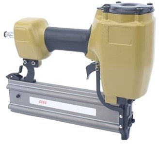 Grapadora neumática, grapadora eléctrica para tapicería Pistola clavadora neumática ST64, longitud 18-64mm, pistola clavadora neumática for hormigón, grapadora neumática