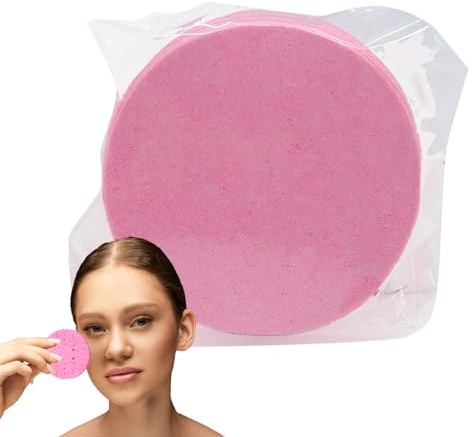 Spugne per lavaggio viso – Polpa di legno cotone – Spugne per la pulizia del viso – Spa Cosmetiche Spa – Spugne per il viso – Spugne per la rimozione di smusso