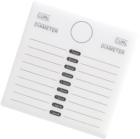 Veemoon Palette Acrylique pour Extensions de Cils Support Colle, Matériau Solide Blanc, Multifonction pour Salon de Beauté ou Usage à Domicile