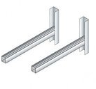 Parete Console K0 430 mm per camino set 150 mm