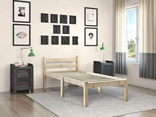 STRICTLY BEDS&BUNKS Cleveland Pine Bed Frame, 2ft 6 Single