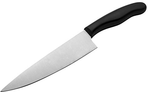 Nirosta Coltello da Chef Fit in Acciaio Inox, 30 cm, Nero