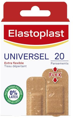 Elastoplast Universal Plaster Flex 20 Plasters 2 Sizes