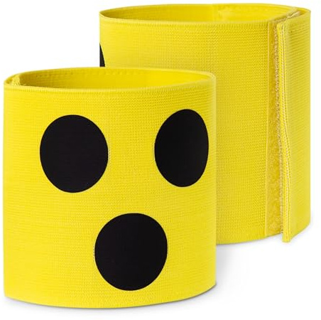 wDesigns Armbinde Blindenbinde Blindenarmbinde für Sehbehinderte mit Klettverschluss Premium