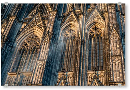artboxONE Acrylglasbild 30x20 cm Städte/Köln Kölner Dom 2 Bild hinter Acrylglas - Bild Kirche Kirche Köln