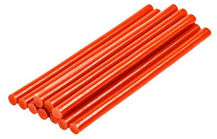 10 x rote Klebesticks Heißkleber Klebepatronen Ø 11 mm x 200 mm lang