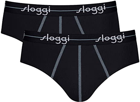 sloggi Uomo Start Midi C2P Box, Nero, 6