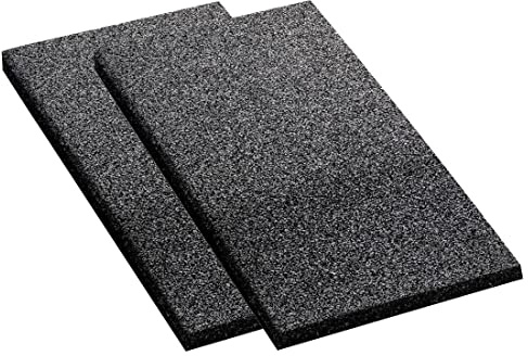safe elastic PROFIMAT® 2er Set Reifenschoner & Auffahrrampe 50x25x1-3 cm | Recycling Gummigranulat | Reifenschutzmatte flach