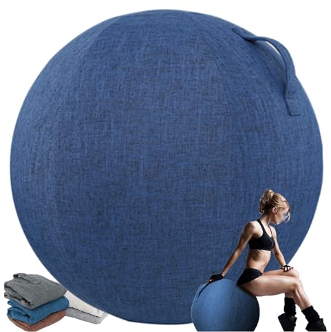 Sitzball Ergonomische Sitzmöbel Für Büro Und Heimbüro Atmungsaktiv Und Langlebig, Mit Tragegriff Und Bodenring, Inkl. Handpumpe,003,65cm
