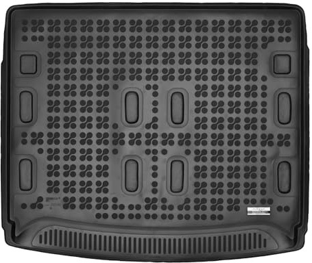 AZUGA Gummi-Kofferraumwanne für Ford Tourneo Connect ab 5/2022 | 7-Sitzer ohne 3. Reihe. hoher Rand, rutschfest, wasserdicht, Premium Kofferraummatte passgenau, TPE-Gummi, AZ12000782