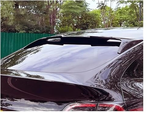 Dachheckspoilerflügel Auto Dach Flügel Für Tesla Für Modell Für Y 3 Spoiler Schwarz Carbon Oberfläche Schwanz Fin Dekoration Zubehör Auto Spoiler Wing(Farbe:Y Glossy Black)