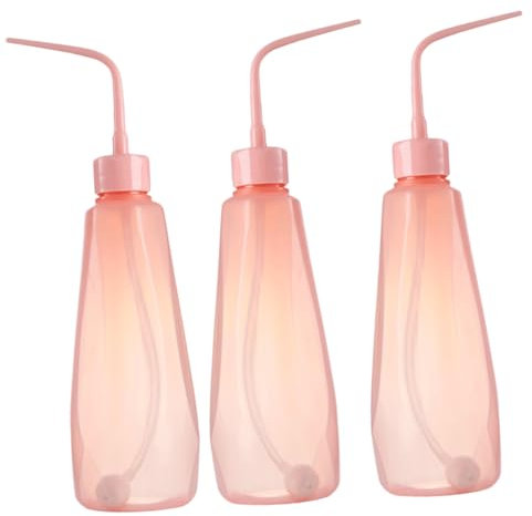 ANDRESLAD 3 Stücke 480ml Gießflasche Tragbare Nachfüllbare Sprühflasche für Pflanzen Gartenwassersprüher mit Ergonomischem Design für Sukkulenten und Kleine Topfpflanzen