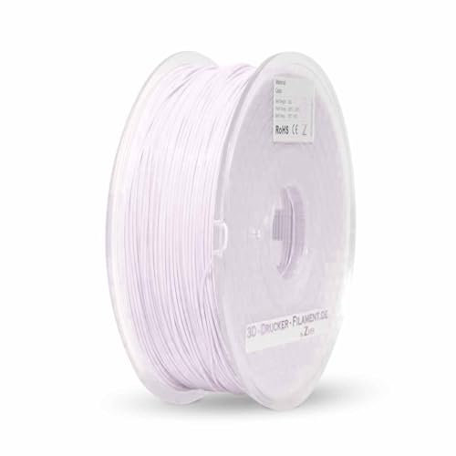 Z3D® PLA 1,75mm UV Farbwechsel NATUR - LILA 1kg 3D Drucker Filament - hochwertig, Farbe wechselt durch UV-Licht (Sonnenlicht), leicht zu drucken, ideal für kreative & dekorative Modelle