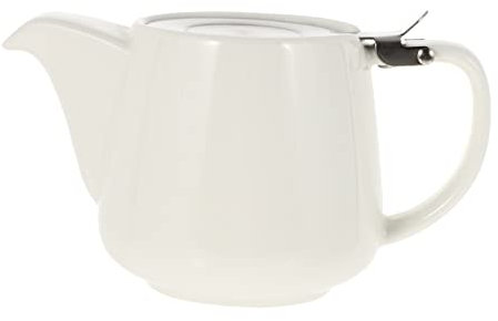 Amosfun Teiera Bollitore in Ceramica 600 Ml Con Filtro in Acciaio Resistente Al Calore Per Uso Domestico Elegante e Facile Da Pulire