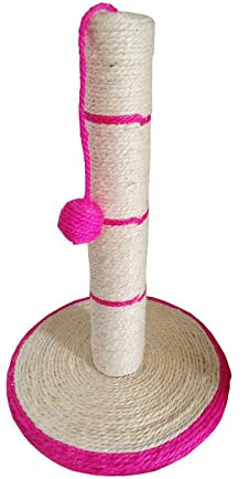 Windmilne Rascador para Gatos, Torre para Gatos, rascador con Garras para Interior, para Gatos Grandes, para Que jueguen (Rosa, 30 x 30 x 45 cm)