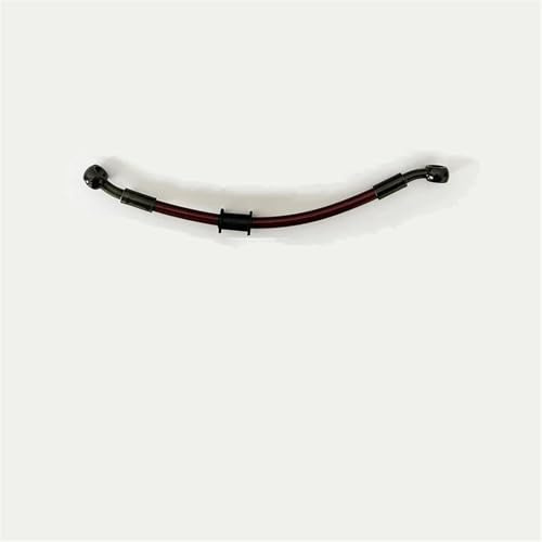 KMWSHAN Motorradbremsleitung 10 cm ~ 500 cm Motorrad 28 Grad Geflochtene Schlauch Hydraulische Bremsleitung Kupplung Öl Rohr M10(20CM)