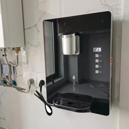 Wall-Mounted Mains Fed Unit Water Dispenser, With Electronic Child Lock, Heating Water Capacity 30L/h, Ice And Warm Dual, Heating Intelligent Touch Screen, For Office,Commercial Canteens