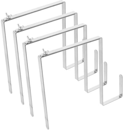 PartyKindom 4 Pezzi Gancio per ghirlanda da cimitero pietra tomba gancio per ghirlanda regolabile decorazioni per ganci per commemorazioni appendiabiti per ghirlande gancio per lapide