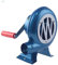 Ventilatore Centrifugo, 1PC 120w Metallo Industriale Barbecue All'aperto Ingranaggi In Ferro Soffiatore A Manovella ， Ventilatore Manuale Ventilatore for Popcorn Ventilatore for Popcorn Modello Blu