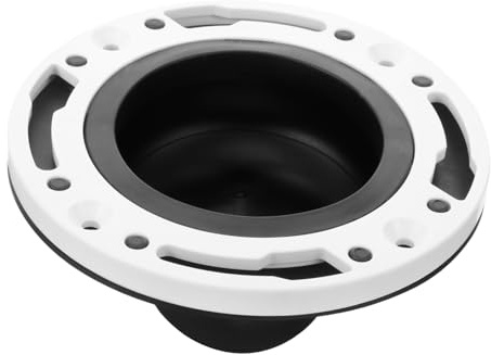 LALAFINA Toilet Flange Seal Repair Set Toilet Replacement Flange Plastic Easy Install Leak-Proof Gasket Intelligent