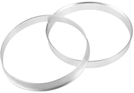 HFGDRH Anello Centratura Cerchione, 4 Anelli in Alluminio da OD 74,1 mm a ID 72,6 for Il centraggio del mozzo dei Pneumatici delle Auto, Centro Foro della Ruota