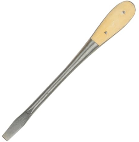 Langer Schlitzschraubendreher, 8-Zoll-Schlitzschraubendreher mit Holzgriff, zum Befestigen, Meißeln und Lösen, Handwerkzeug