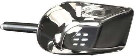 OHPHCALL Paletta per Ghiaccio in Acciaio Inox 304 Filtro Multifunzionale con Impugnatura Cilindrica Ergonomica e Foro Appendibile Pala per Cubetti di Ghiaccio Antibatterica per Uso in