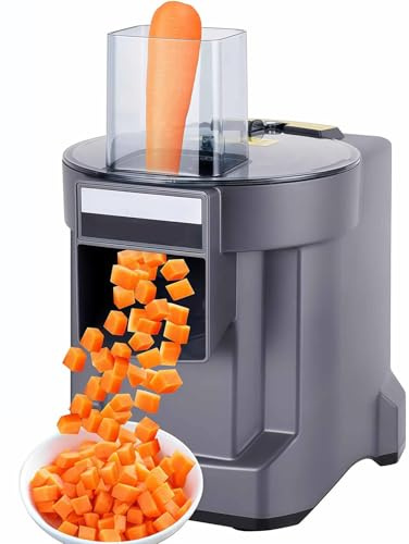 Mixtric Tritatutto Verdure Elettrico, Robot da Cucina Multifunzione Professionale, Tritacarne Verdure Resistente con 2 Lame in Acciaio Inossidabile per Carota, Patata & Cipolla, 220V