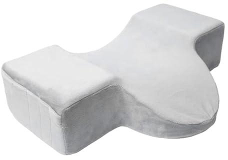 Wimpernverlängerungskissen Kopfstütze - Wimpernhals-Stützkissen | geschwungenes ergonomisches Design Rust-Kissenmatte | Professionelle Spa Tischkissen für Kosmetiker Lashs Tech Bed Salon