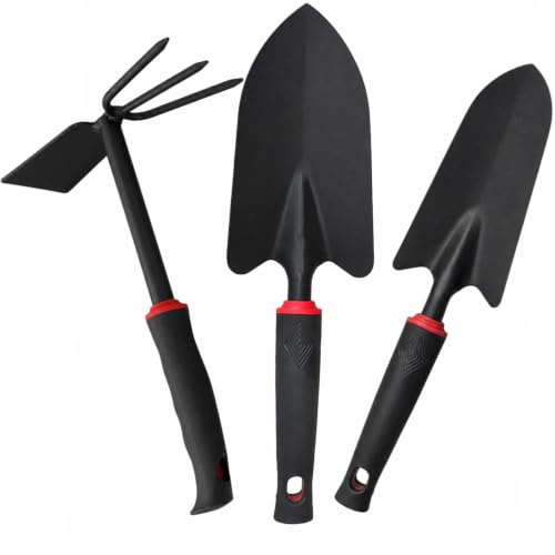 3 Pz Vanga per Orto, Vanga da Scavo | Badile da Giardino, Pala da Giardino Multifunzionale per Giardinaggio, Affettatura, Apertura, Utensili Manuali