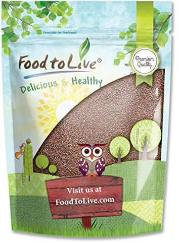 Food to Live - Broccoli Seeds for Sprouting, 1 Pound Vegan, Kosher, Sirtfood, Bulk. Rich in Sulforaphane, Vitamin C, Vitamin A. Great for Growing Sprouts, Microgreens. High Germination Rate