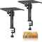 Vondynote Set of 2 Desktop Clamp Speaker Stands Short Studio Monitor Stands Height Adjustable