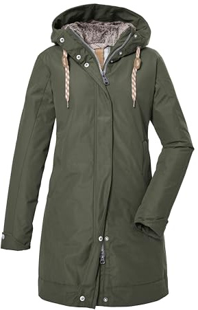 G.I.G.A. DX Damen Winterparka/Funktionsparka mit Kapuze GW 13 WMN PRK, oliv, 44, 39836-000