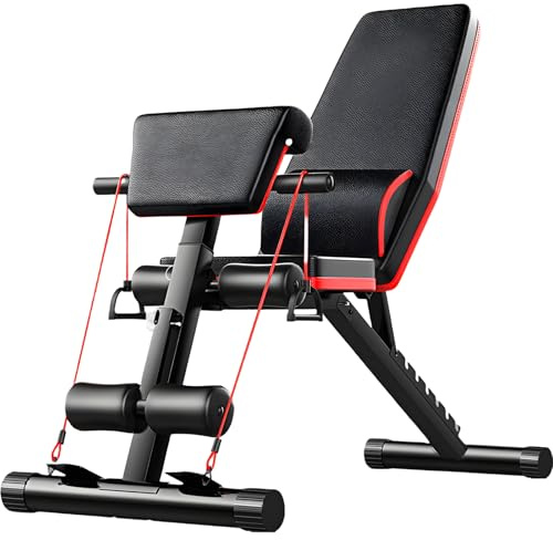 Fitnessbank faltbare Trainingsbank für Übungen Preacher Curl-Bank für Zuhause, Fitnessstudio, tragbare Profi-Bank für Ganzkörper-Krafttraining