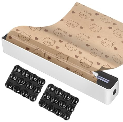 Distributeur de Film Alimentaire avec Coupeur Intégré | Rangement pour Papier Aluminium et Rouleaux Culinaires - Cutter Robuste Gain De Place Organisateur De Rangement Pour Papier Sulfurisé Et Accesso