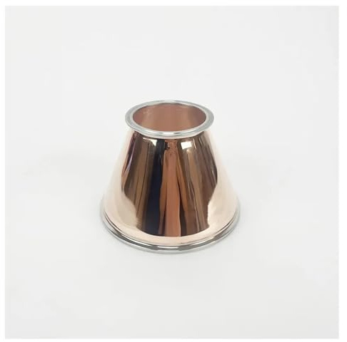 Réducteur de cuve en cuivre à bride tri-clamp de 119 mm x 20 cm (4 po) et de 217 mm (8 po), for brassage maison, hauteur 150 mm.